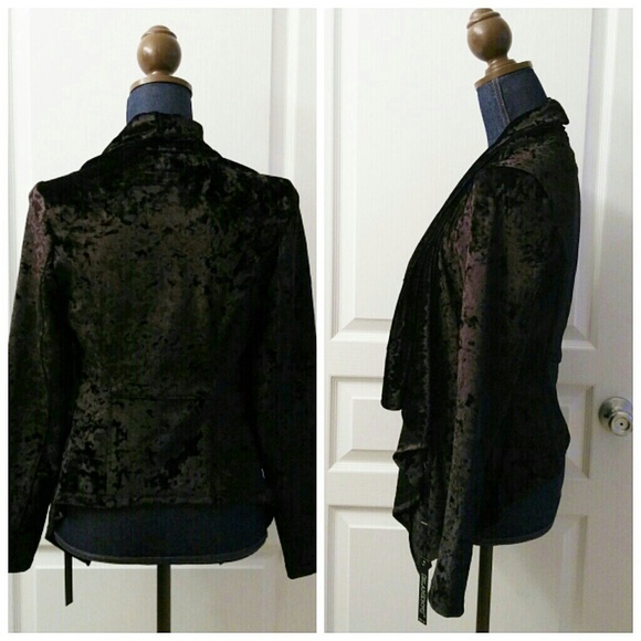 💎NWT BLANKNYC Black Velvet Jacket - Picture 6 of 8